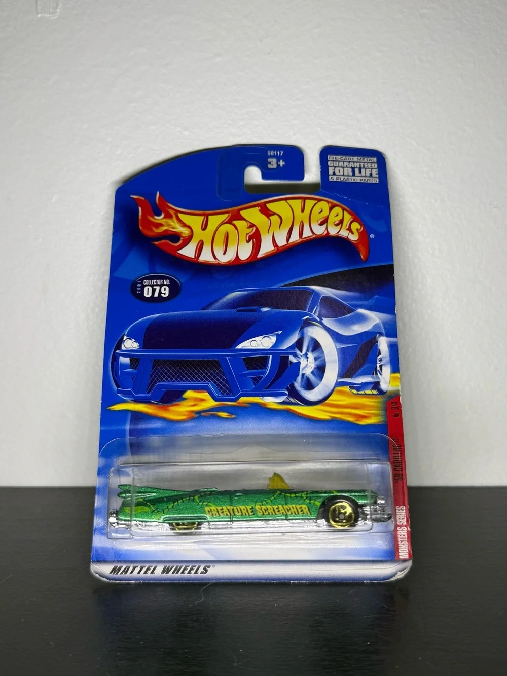 Vintage 2000s Hot Wheels 1959 Cadillac Monster Series - Creature Screacher